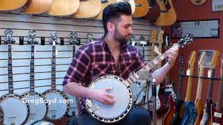 Huber VRB 4 Custom Burled Walnut Banjo