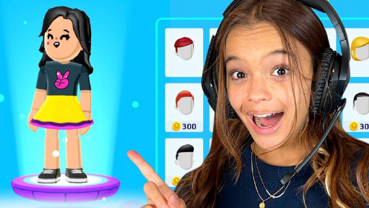 CHLOE ME ENSINOU A JOGAR PKXD - CRIAMOS A VIVI e ESCOLHEMOS UM LOOK PARA ELA!!