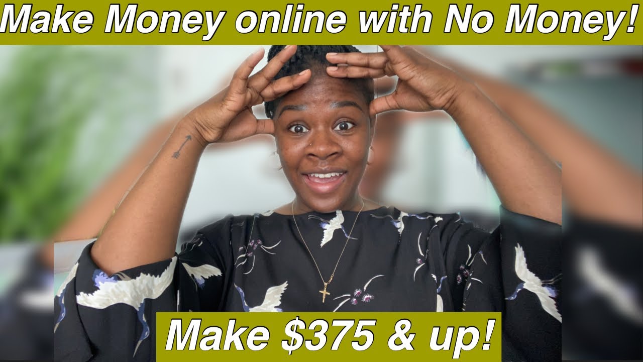 HOW TO MAKE MONEY ONLINE WITH NO MONEY TO START No Experience How to make money online with no money to start no experience