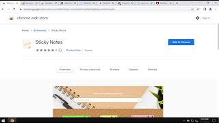 Sticky Notes browser-hijacking extension removal.