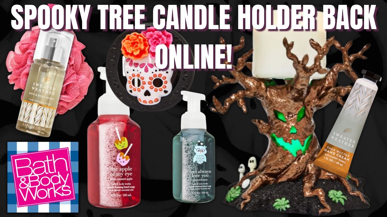 SPOOKY TREE CANDLE HOLDER BACK ONLINE PLUS MORE NEW ITEMS WEBSITE WALK THRU! 