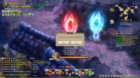 Tree Of Savior - Challenge 5 stage Outer Wall District 15 BM solo farm another char