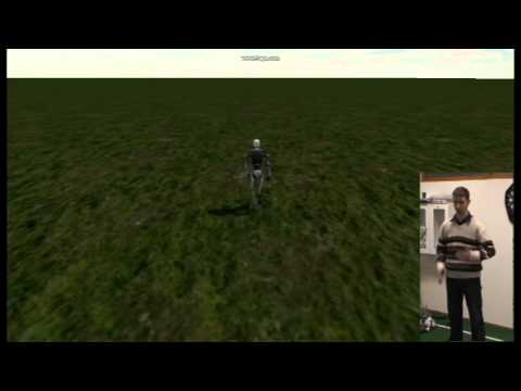 Unity Mecanim Avatar with Kinect interaction
