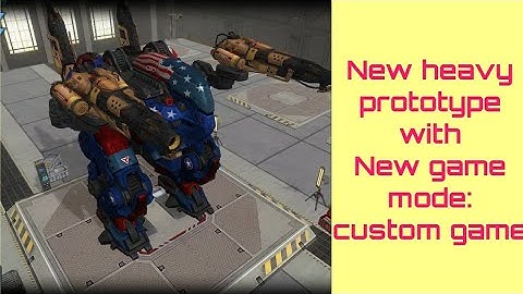 War robots test server 2.3 New heavy prototype