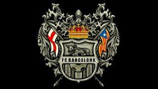 Fc barcelona - heraldic coat of arms drawing