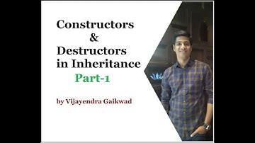 Constructors & Destructors in Inheritance: Part 1
