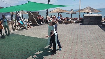 Denys & Lilia Prodanovy. Zouk flow. Azov sea fest 2017