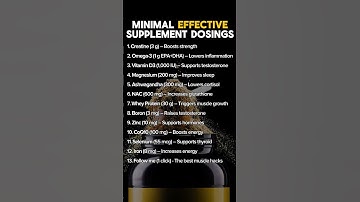 Follow @lars.langen for daily muscle-gain hacks! #supplements #dosings #effective #creatine