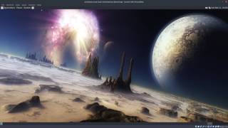 How to install mate on arch linux and make use of compton to have transparency