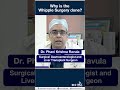 Why is the whipple surgery done shorts  pace hospitals short pancreaticcancer