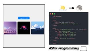 ASMR Programming: Create a Dark & Light Mode Switch with HTML, CSS, and JavaScript | Easy Tutorial