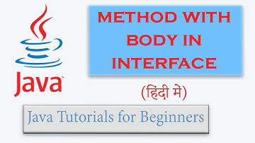#42 | Default and Static method in Interface | Method with body in Interface |  With Example
