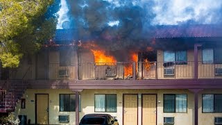 SBCoFD Division 3, Victorville Commercial Structure Fire; Rodeway Inn