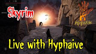 Modded Skyrim  Live with Hyphaive   (Random Hardcore character) No2