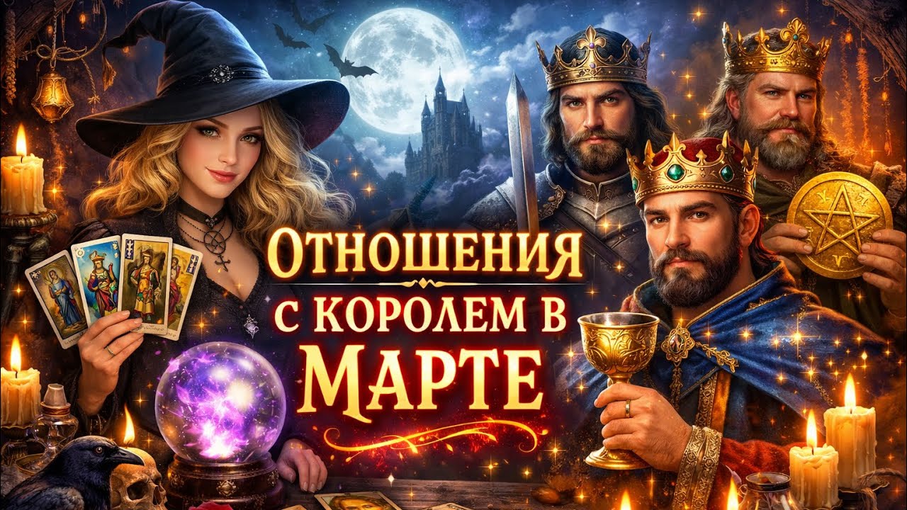 4 короля. Отношения. Март. таро расклад онлайн