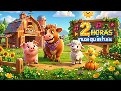 COLETÂNEA 🎶 2 HORAS DE MÚSICAS INFANTIS 🎶 MÚSICAS PARA CRIANÇAS 🎶 MUNDO MUSICAL DA ELLY