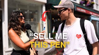 "Sell Me This Pen" Asking The Public In Brighton