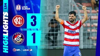 Kuala Lumpur City FC 3-1 PDRM FC | Highlights | Liga Super 2025-26 | LS4