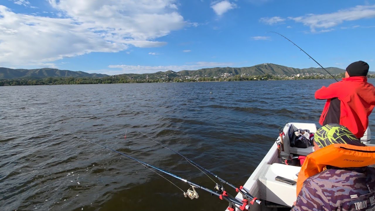 Pesca de pejerrey 2025 lago san roque