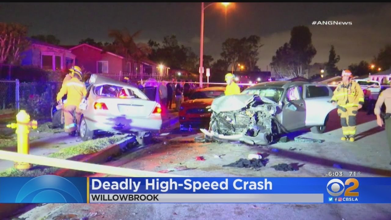 Woman Dies In Possible Street Racing Crash In Willowbrook - YouTube