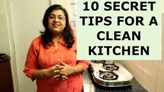 10 Secrets For Keeping Kitchen Always Clean And Organized || Kitchen Cleaning Tips & Tricks in Hindi