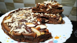 Banana chocolate cake recipe, eggless, without oven, egg, wit...