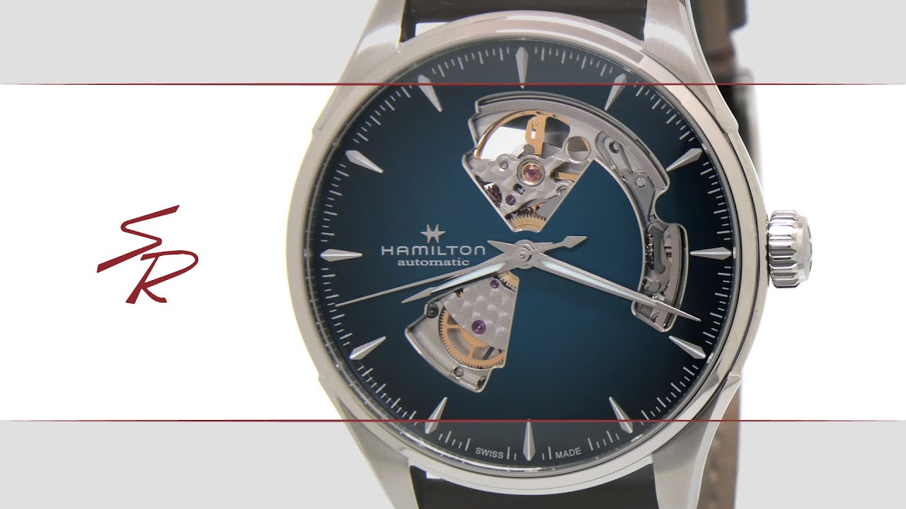 Hamilton Jazzmaster Open Heart Blue mm H