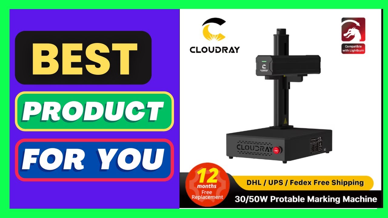 Cloudray 30/50/60W Fiber Marking Machine Protable for DIY