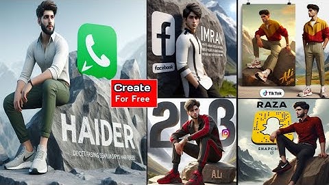 How to create 3D AI Social media boy Images | Viral photo editing 2024 | bing image creator tutorial