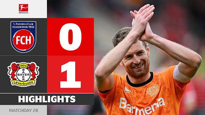 Buendia's DEBUT GOAL! | 1. FC HEIDENHEIM - BAYER 04 LEVERKUSEN | Highlights | MD 28 – 2024/25