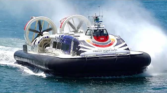 A Spaceship? Japan’s Only Amphibious Hovercraft Feels Like the Future of Travel.