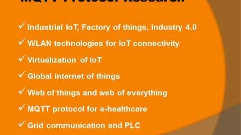 PhD Research Topics in MQTT Protocol
