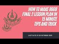 8608  2 final lesson plan |Aiou B.ed 1.5 years