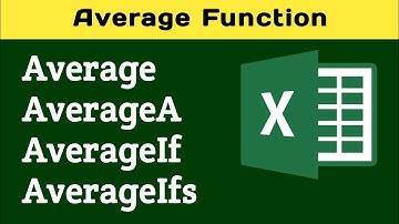 Mastering Excel: AVERAGE, AVERAGEA, AVERAGEIF, and AVERAGEIFS Functions Explained | Excel Tutorial