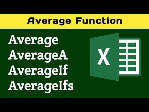 Mastering Excel: AVERAGE, AVERAGEA, AVERAGEIF, and AVERAGEIFS Functions Explained | Excel Tutorial
