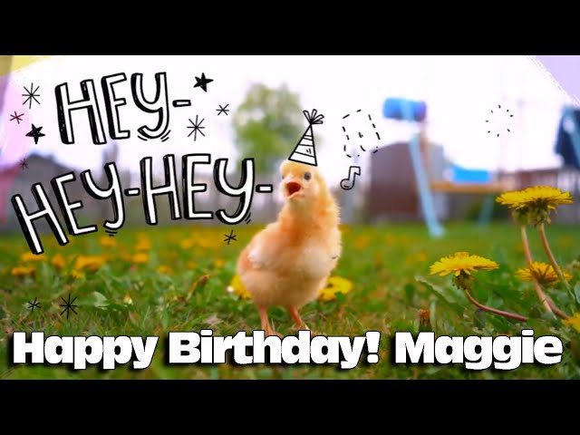 Happy Birthday! Maggie