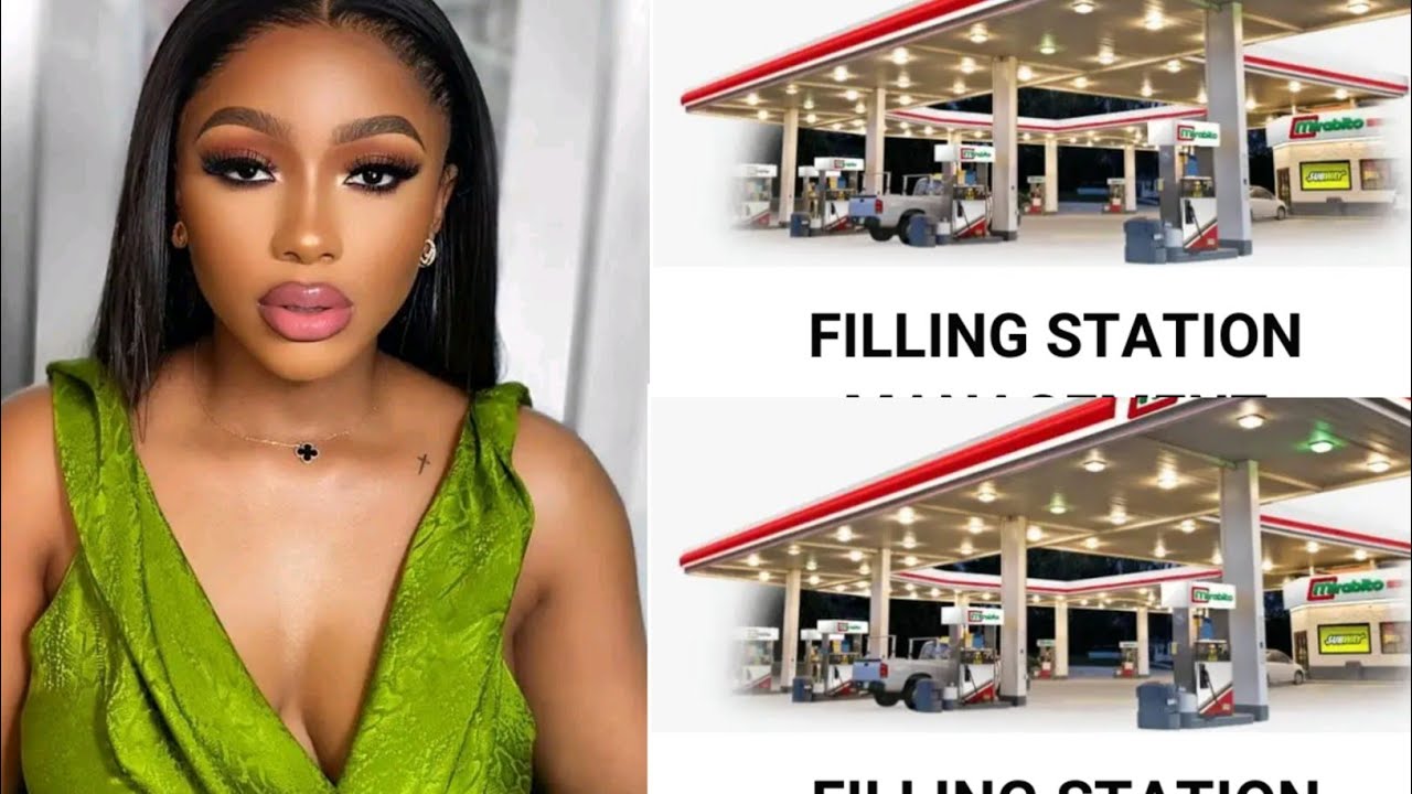 Mercy Eke Break's The As She Open Her Filling Station LAMBO
