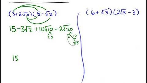 Simplifying a product involving square roots using the distributive property: Advanced