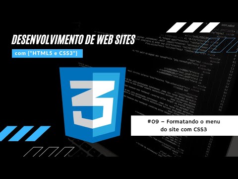 #9 – Formatando o menu do site com CSS3