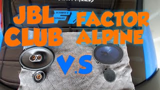 JBL CLUB 9630 VS DODGE CHARGER ALPINE FACTOR SPEAKER REVIEW