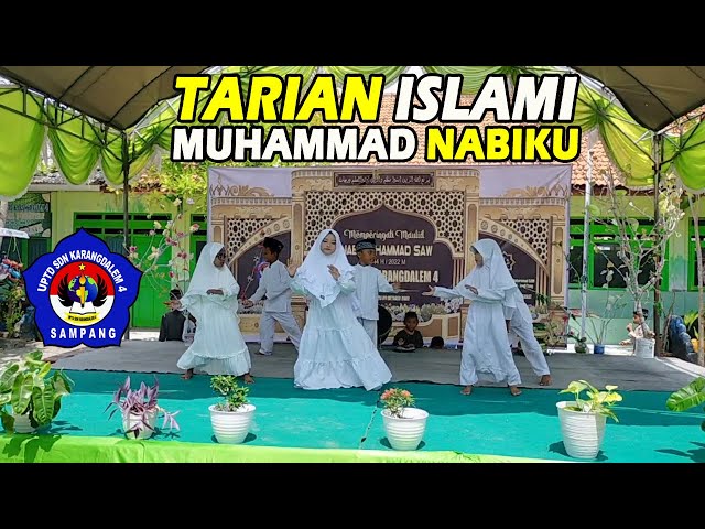 Tarian Islami MUHAMMAD NABIKU II ‼ Maulid Nabi Muhammad SAW 1444H UPTD SDN Karangdalem 4 class=