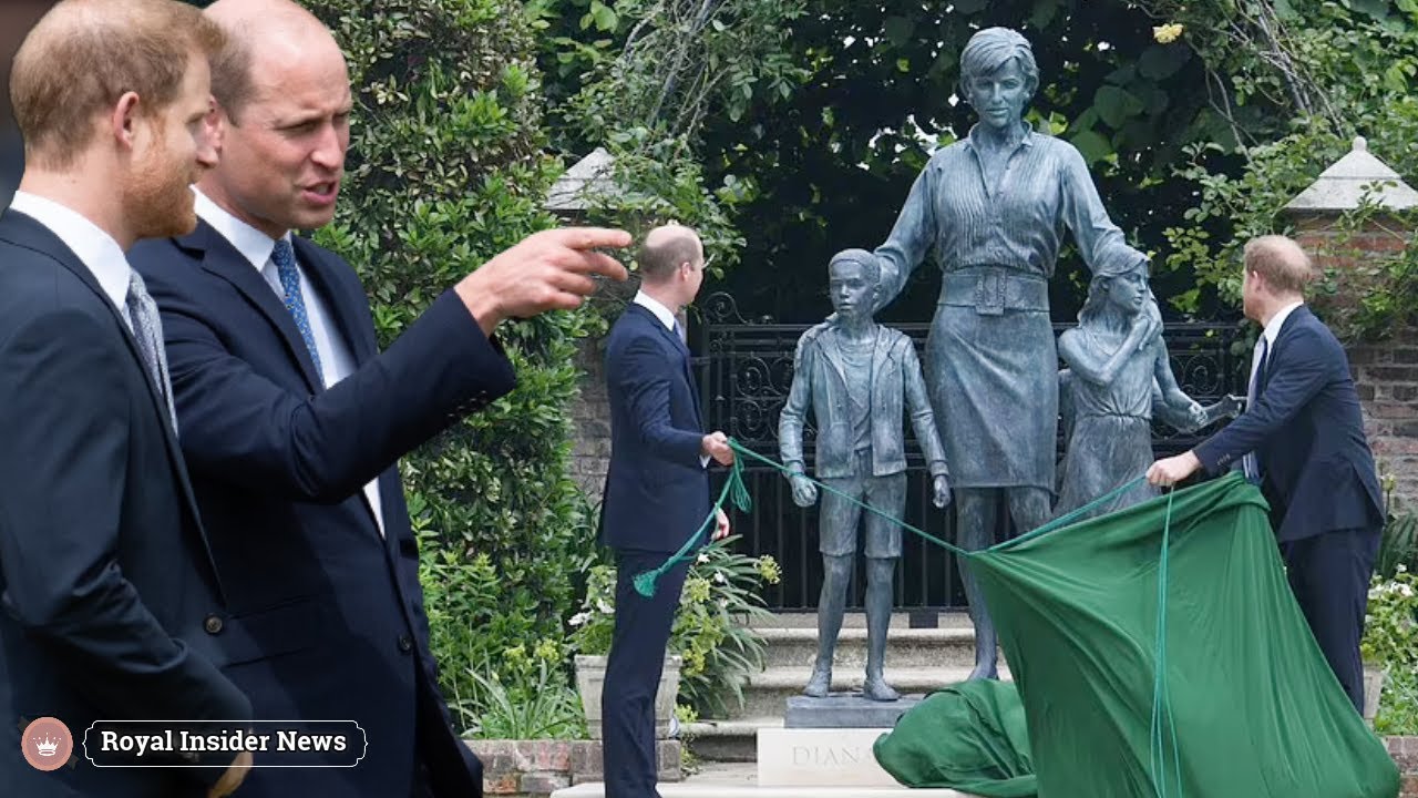 Prince William and Harry Unveil Princess Diana Statue in Emotional Ceremony