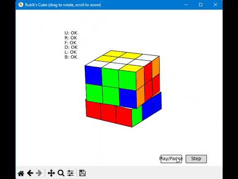 Rubik's Cube Python auto solver