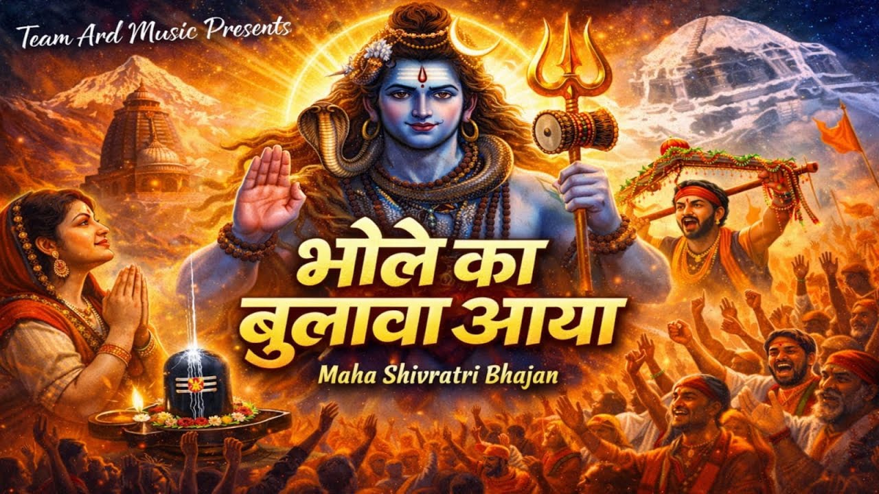 Bhole Ka Bulawa Aya 🚩 | Maha Shivratri Bhajan 2026 | Har Har Mahadev | TeamArd Music @teamardmusic 🔱