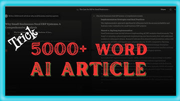 🤯 AI Content Hack: Write 5000+ Word Articles FREE Using Real-Time Data