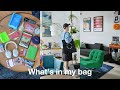 【バッグの中身】40代男の持ち物 | ポーチ多め、黒のトートバッグ | アメリカ駐在主夫 | Vlog | インテリアと新しいお香 | What’s in my bag