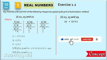 #9 Real Numbers | class 10 Maths chapter 1 | Number System | Exercise 1.2 | Question 3 |
