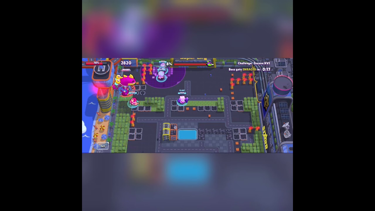 how to beat insane 16 Super City Rampage [insane gale glitch Brawl stars]