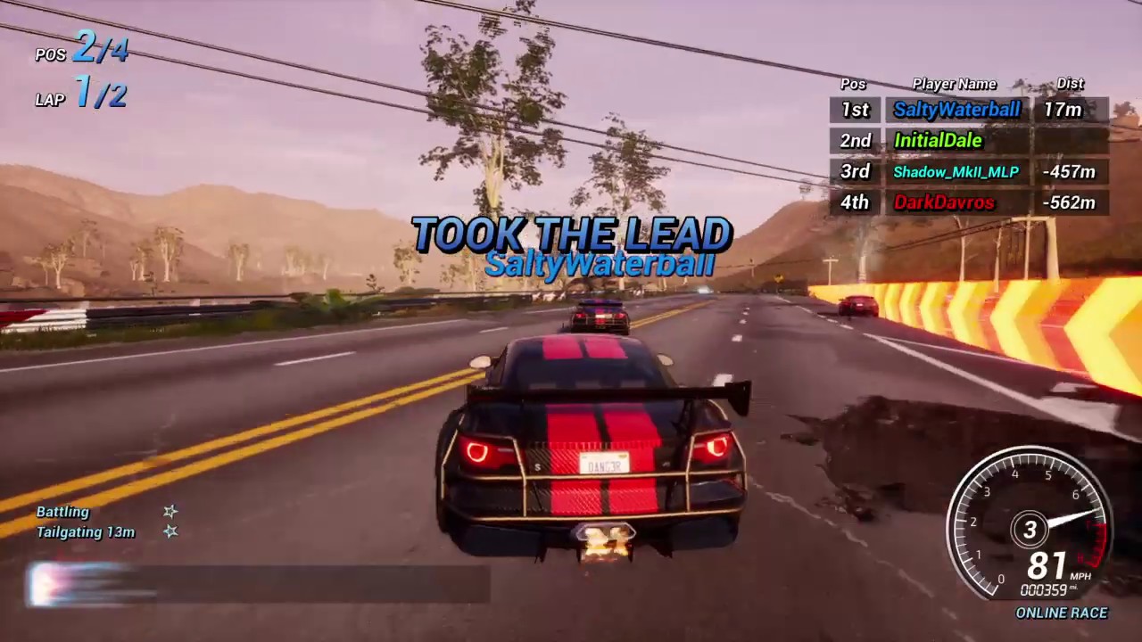 Dangerous Driving - Online Race - Prototype Coupe - Cool Water Valley (Short)