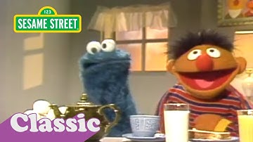 Cookie Monster and Ernie